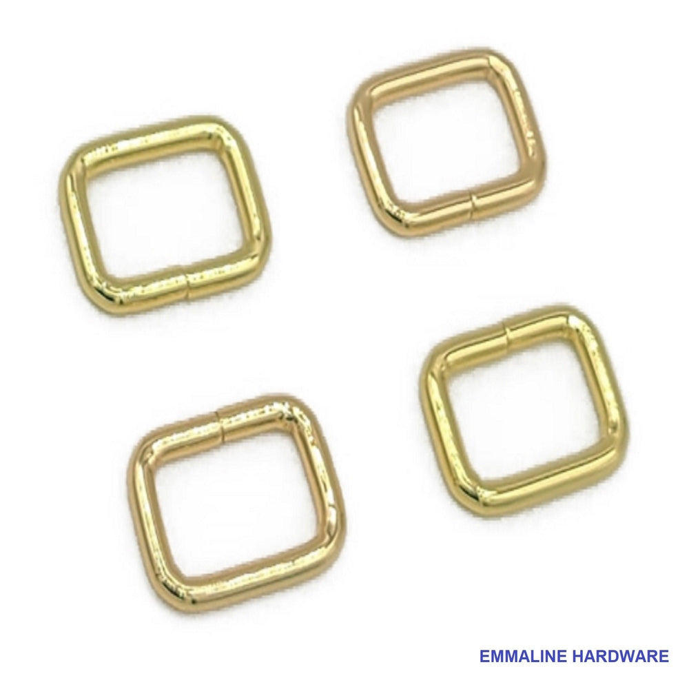 
                  
                    Rectangle Ring - 3/4" inch - .75" Inch - 18mm - Bag Hardware - Multiple Colors - by Emmaline - ( REC-3/4INCH )
                  
                