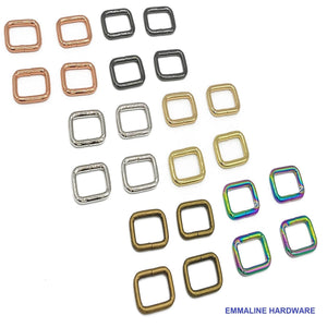 
                  
                    Rectangle Ring - 3/4" inch - .75" Inch - 18mm - Bag Hardware - Multiple Colors - by Emmaline - ( REC-3/4INCH )
                  
                