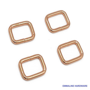 
                  
                    Rectangle Ring - 3/4" inch - .75" Inch - 18mm - Bag Hardware - Multiple Colors - by Emmaline - ( REC-3/4INCH )
                  
                