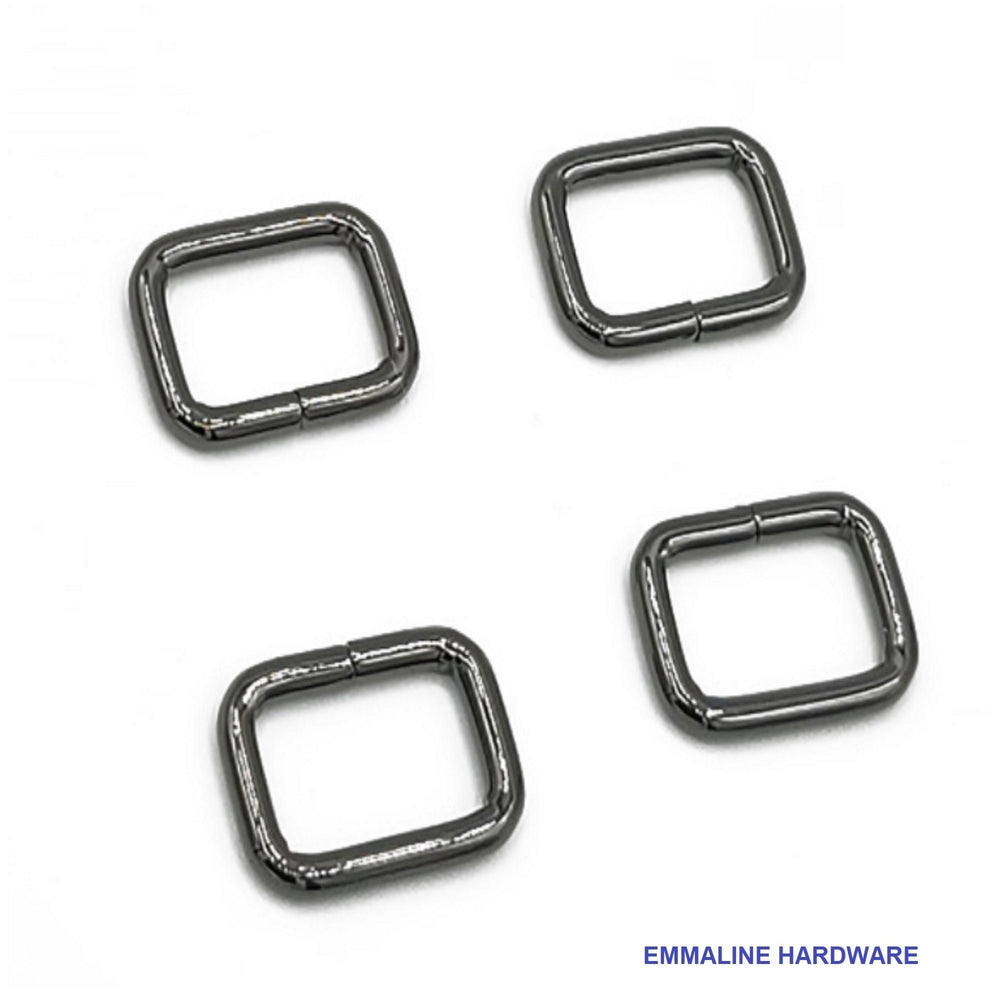 
                  
                    Rectangle Ring - 3/4" inch - .75" Inch - 18mm - Bag Hardware - Multiple Colors - by Emmaline - ( REC-3/4INCH )
                  
                