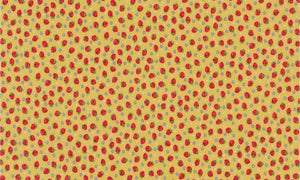 
                  
                    LITTLE STRAWBERRY GENERATION - Strawberries - Yellow - by Atsuko Matsuyama - Yuwa - Quilting Cotton Fabric
                  
                
