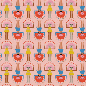 
                  
                    STEP RIGHT UP - Jugglers - Pink - by Suzy Ultman - Paint Brush Studios - Quilting Cotton Fabric - 120-21350
                  
                