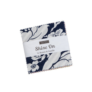 
                  
                    SHINE ON - 2.5" inch Charm Pack - 2 1/2" inch Stacker Bundle - Mini Charm - Moda - Quilting Cotton Fabric - ( 55210MC )
                  
                