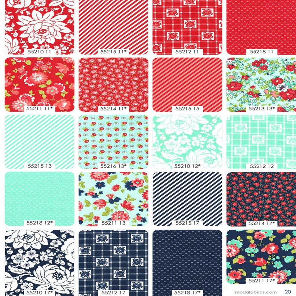 
                  
                    SHINE ON - 2.5" inch Charm Pack - 2 1/2" inch Stacker Bundle - Mini Charm - Moda - Quilting Cotton Fabric - ( 55210MC )
                  
                