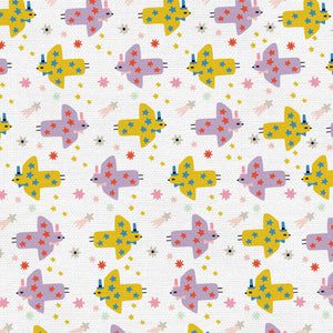 
                  
                    STEP RIGHT UP - Cannonball on White Quilting Cotton Fabric - by Suzy Ultman - Paint Brush Studios - 120-21348
                  
                