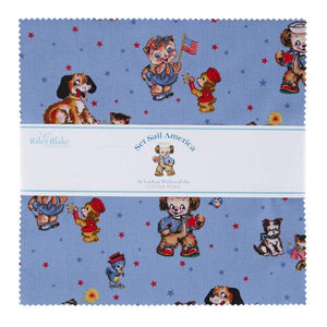 
                  
                    SET SAIL AMERICA! - 10" inch Stacker - By Lyndsay Wilkes of the Cottage Mama - Riley Blake Designs - Quilting Cotton Fabric - ( 10-10510-42)
                  
                
