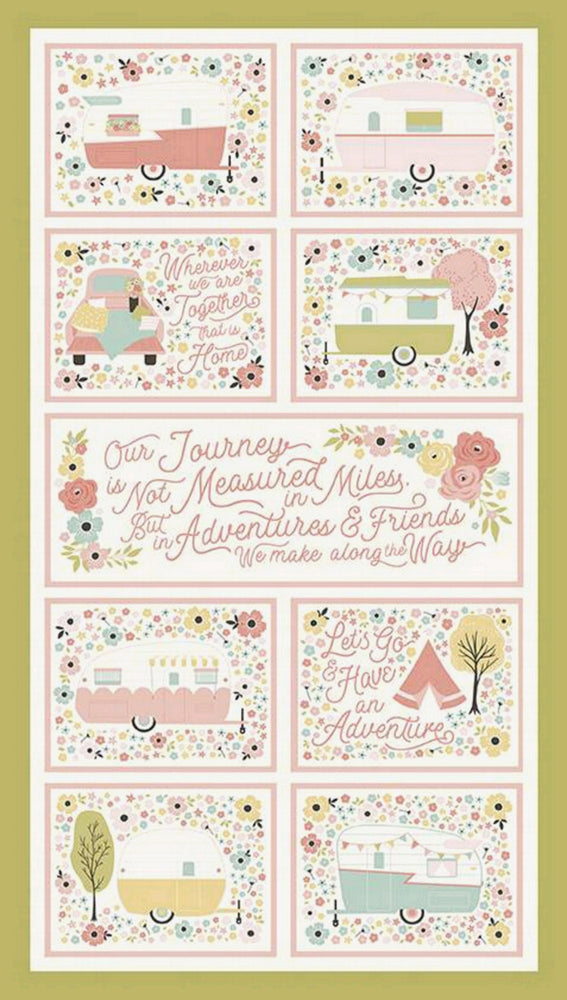 JOY in the JOURNEY - Panel - Olive - by Dani Mogstad - Riley Blake Designs - Quilting Cotton Fabric - P10686-OLIVE