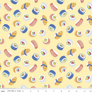 
                  
                    RAINBOWFRUIT - How We Roll on Yellow colored Quilting Cotton Fabric - by Amber Kemp-Gerstel of Damask Love - Riley Blake Designs - C10893-YELLOW
                  
                
