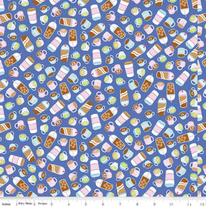 
                  
                    RAINBOWFRUIT - Drinks on Blue colored Quilting Cotton Fabric - by Amber Kemp-Gerstel of Damask Love - Riley Blake Designs - C10894-BLUE
                  
                