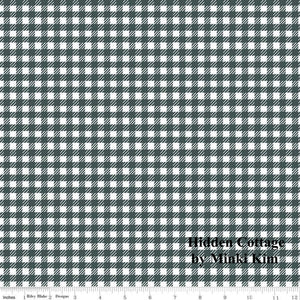 
                  
                    HIDDEN COTTAGE - Gingham on Forest color Quilting Cotton Fabric - Minki Kim - Riley Blake Designs - C10765-FOREST
                  
                