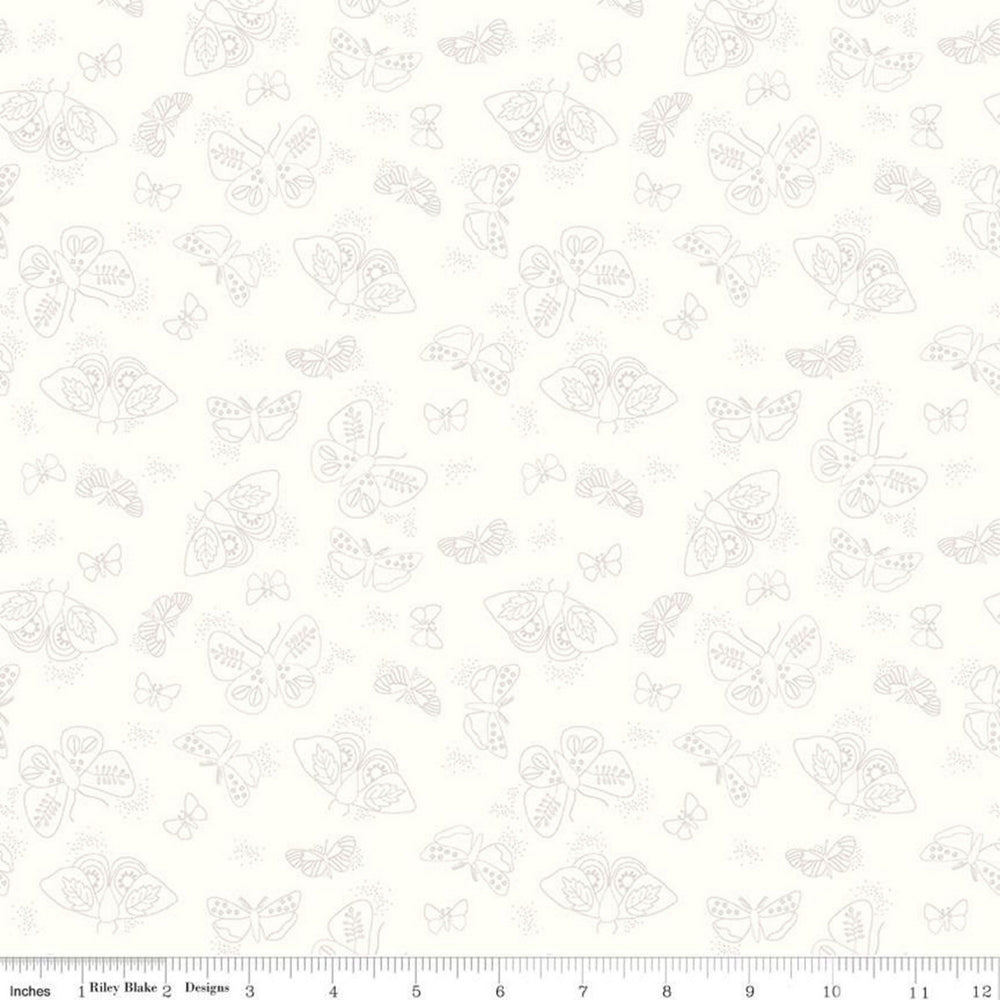 HUSH HUSH - Flutter - Low Volume Quilting Cotton Fabric - by Citrus and Mint Designs - Riley Blake Designs - C11165-FLUTTER