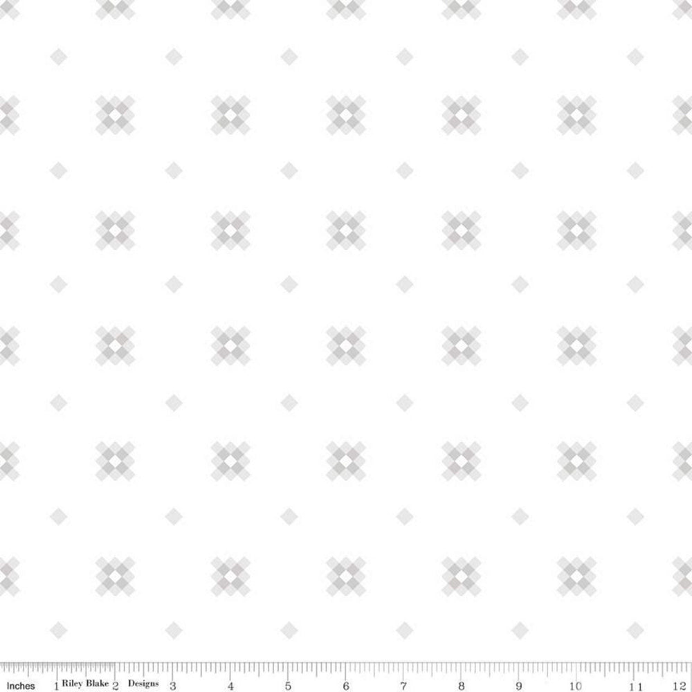 HUSH HUSH - Granny - Low Volume Quilting Cotton Fabric - by Melanie Collette - Riley Blake Designs - C11173-GRANNY