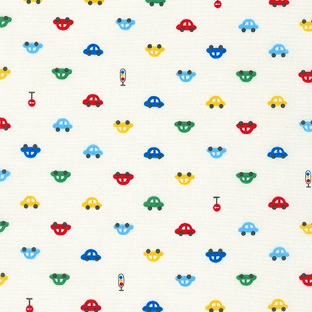 HANDWORKS HOME - Cars - Multi - by Robert Kaufman - Quilting Cotton Fabric - DH-13183L-A