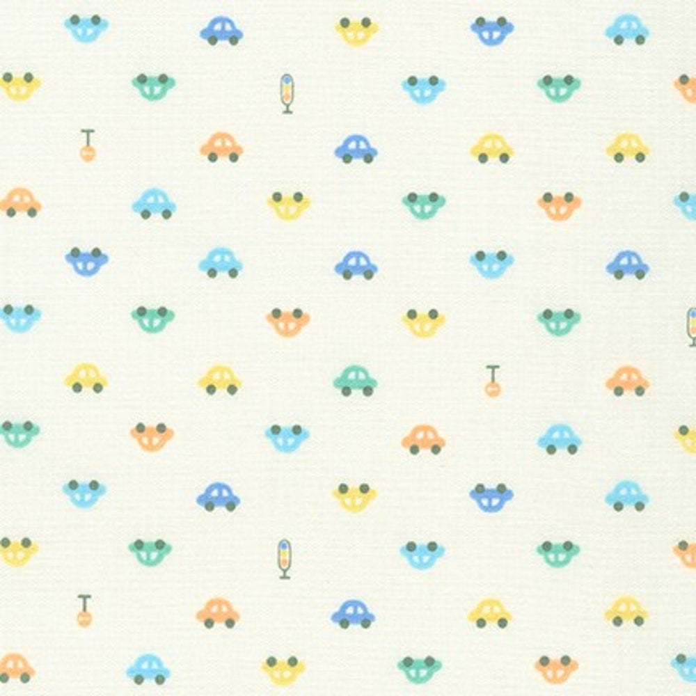HANDWORKS HOME - Cars - Pastel - by Robert Kaufman - Quilting Cotton Fabric - DH-13183L-E