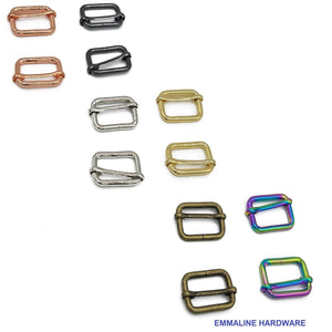 
                  
                    Adjustable Slider - 1/2" inch - 1/2" Inch - Half Inch - 12mm - Bag Hardware - Multiple Colors - by Emmaline - ( SLD-1/2INCH )
                  
                