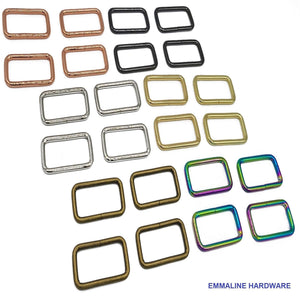 
                  
                    Rectangle Ring - 1-1/2" - 1.5" Inch - One and Half Inch - 38mm - Bag Hardware - Multiple Colors - by Emmaline - ( REC-1.5INCH )
                  
                