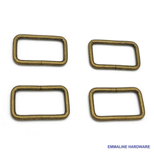 
                  
                    Rectangle Ring - 1-1/2" - 1.5" Inch - One and Half Inch - 38mm - Bag Hardware - Multiple Colors - by Emmaline - ( REC-1.5INCH )
                  
                