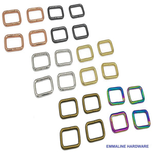 
                  
                    Rectangle Ring - 1" inch - 1 Inch - One Inch - 25mm - Bag Hardware - Multiple Colors - by Emmaline - ( REC-1 INCH )
                  
                