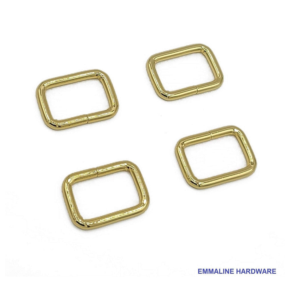 
                  
                    Rectangle Ring - 1" inch - 1 Inch - One Inch - 25mm - Bag Hardware - Multiple Colors - by Emmaline - ( REC-1 INCH )
                  
                