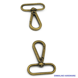 
                  
                    Flat Hook - 1-1/2" inch - Swivel Snap Hooks - 1.5" Inch - 38mm - One and Half Inch - Multiple Colors - by Emmaline - ( FLATHOOK-1.5INCH )
                  
                