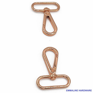 
                  
                    Flat Hook - 1-1/2" inch - Swivel Snap Hooks - 1.5" Inch - 38mm - One and Half Inch - Multiple Colors - by Emmaline - ( FLATHOOK-1.5INCH )
                  
                