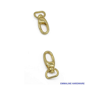 
                  
                    Swivel Snap Hooks- 1/2" inch - .5" inch - Half Inch - 12mm - Bag Hardware - Lobster Hook - Multiple Colors - by Emmaline -( HOOK-1/2INCH )
                  
                
