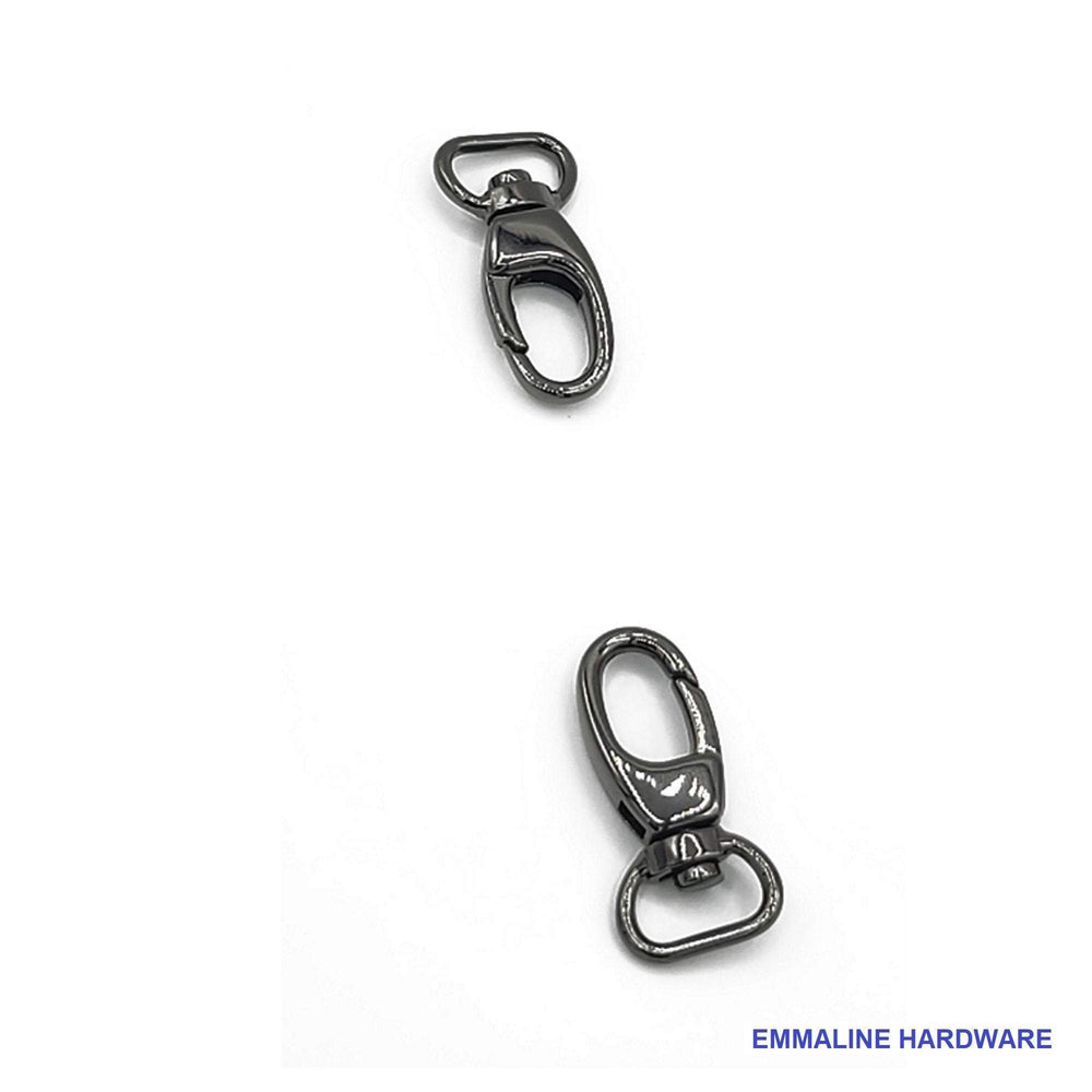 
                  
                    Swivel Snap Hooks- 1/2" inch - .5" inch - Half Inch - 12mm - Bag Hardware - Lobster Hook - Multiple Colors - by Emmaline -( HOOK-1/2INCH )
                  
                