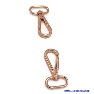 
                  
                    Flat Hook - 1" inch - Swivel Snap Hooks - 25mm - Bag Hardware - Multiple Colors - by Emmaline - ( FLATHOOK-1INCH )
                  
                