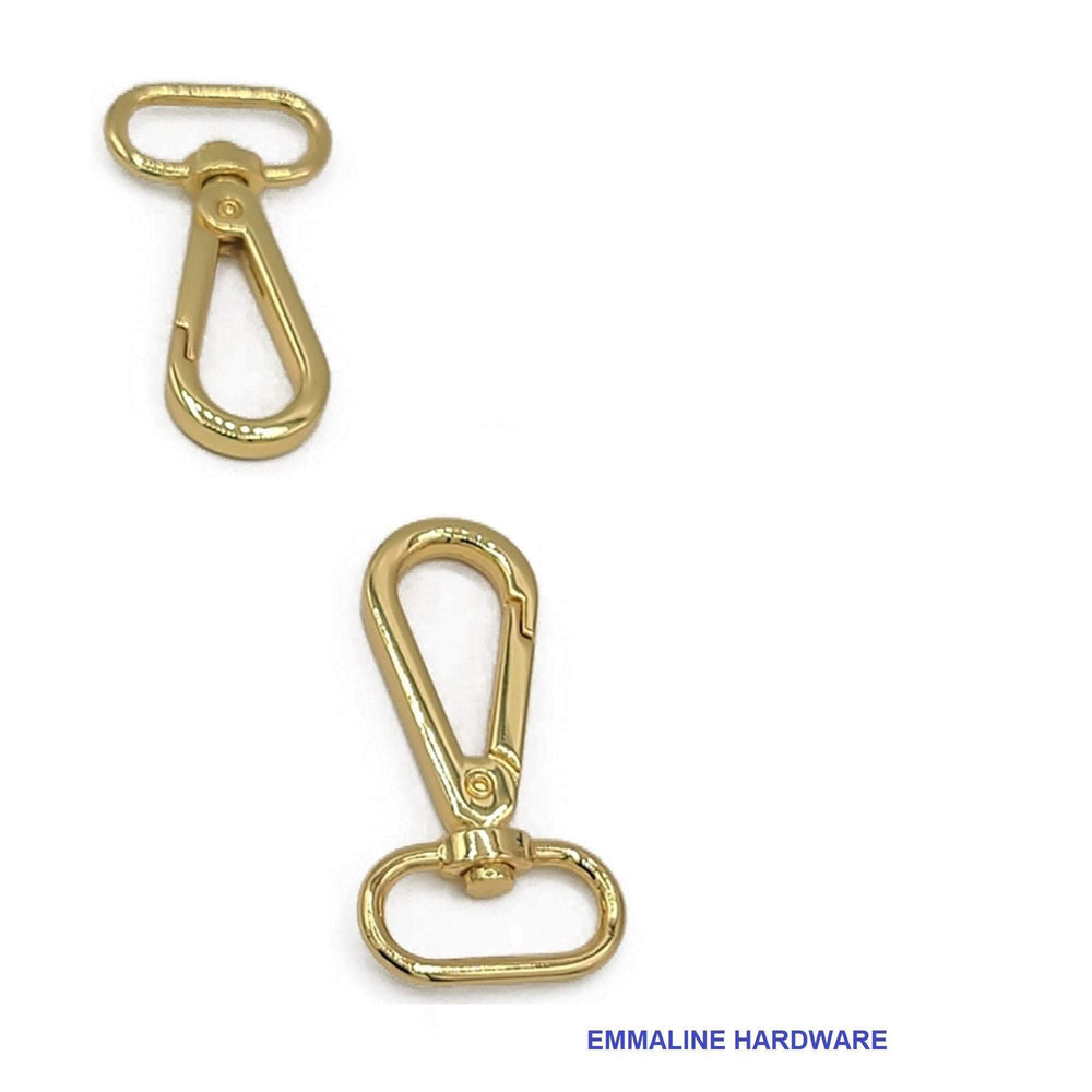 
                  
                    Flat Hook - 1" inch - Swivel Snap Hooks - 25mm - Bag Hardware - Multiple Colors - by Emmaline - ( FLATHOOK-1INCH )
                  
                