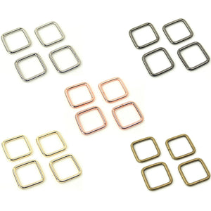 
                  
                    Rectangle Ring - 3/4" inch - .75" inch - 18mm - Handbag - Purse - Multiple Colors - by Sallie Tomato - ( STS136 )
                  
                