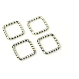 
                  
                    Rectangle Ring - 3/4" inch - .75" inch - 18mm - Handbag - Purse - Multiple Colors - by Sallie Tomato - ( STS136 )
                  
                