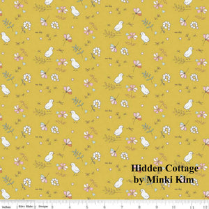 
                  
                    HIDDEN COTTAGE - Birds - CurryYellow - by Minki Kim - Riley Blake Designs - Quilting Cotton Fabric - C10763-CURRY
                  
                