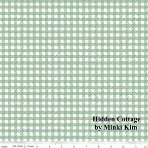 
                  
                    HIDDEN COTTAGE - Gingham on Seafoam color Quilting Cotton Fabric - Minki Kim - Riley Blake Designs - C10765-SEAFOAM
                  
                