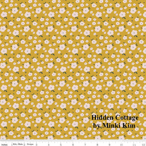 
                  
                    HIDDEN COTTAGE - Blooms on Butterscotch color Quilting Cotton Fabric - Minki Kim - Riley Blake Designs - C10766-BUTTERSCOTCH
                  
                