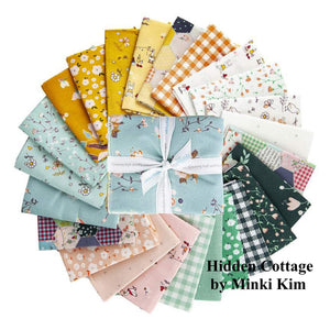 
                  
                    HIDDEN COTTAGE - Fat Quarter Bundle - 24 Fabrics - by Minki Kim - Riley Blake Designs - Quilting Cotton Fabric - ( FQ-10760-24 )
                  
                