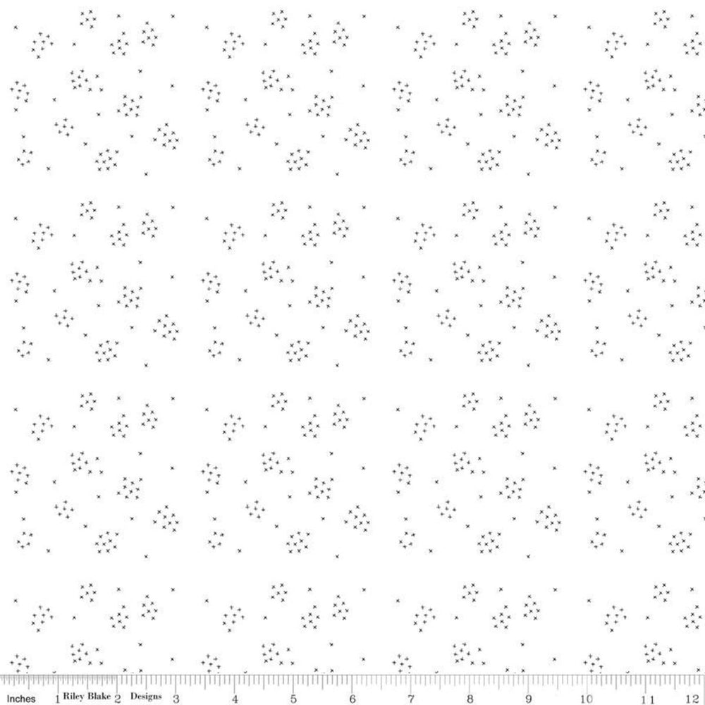 HUSH HUSH - Criss Cross - Low Volume Quilting Cotton Fabric - by Simple Simon and Company - Riley Blake Designs - C11168-CRISSCROSS