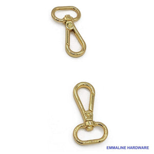 
                  
                    Flat Hook - 3/4" inch - Swivel Snap Hooks - .75 inch - 18mm - Bag Hardware - Multiple Colors - by Emmaline - ( FLATHOOK-3/4INCH )
                  
                