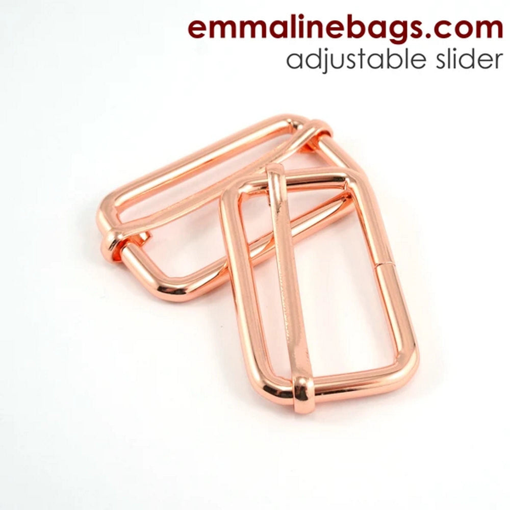 
                  
                    Adjustable Slider - 1 1/2" - 1 1/2" Inch - 38mm - Multiple Colors - Bag Hardware - Multiple Colors - by Emmaline - ( SLD-1 1/2INCH )
                  
                