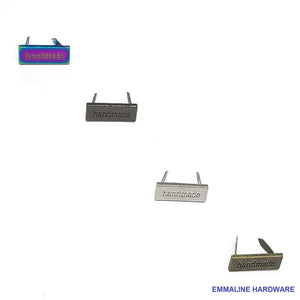 
                  
                    Handmade - San Serif Label - Tag - Purse Labels - Bag Hardware - Multiple Colors - by Emmaline - ( LABEL-SANSERIF )
                  
                