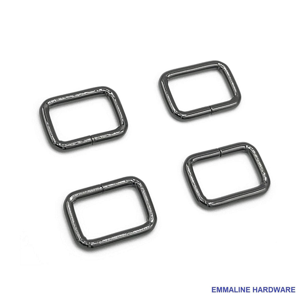 
                  
                    Rectangle Ring - 1" inch - 1 Inch - One Inch - 25mm - Bag Hardware - Multiple Colors - by Emmaline - ( REC-1 INCH )
                  
                