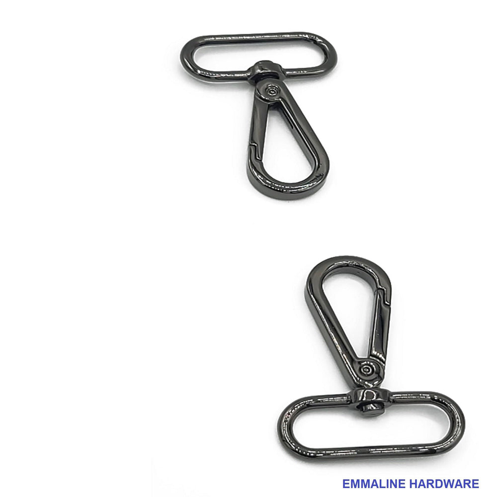 
                  
                    Flat Hook - 1-1/2" inch - Swivel Snap Hooks - 1.5" Inch - 38mm - One and Half Inch - Multiple Colors - by Emmaline - ( FLATHOOK-1.5INCH )
                  
                