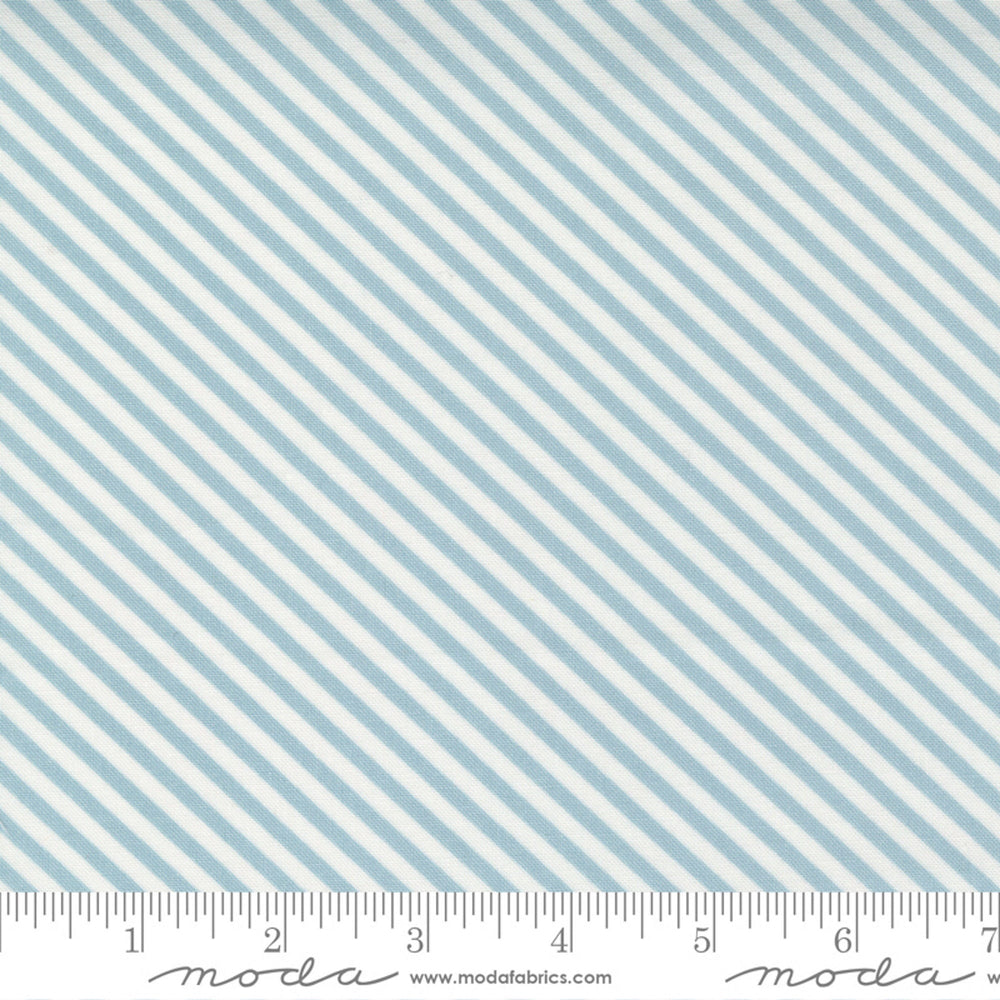 MAKE TIME - Stripes Diagonal - Bluebell - by Aneela Hoey - Moda - Quilting Cotton Fabric - ( 24575 14 )