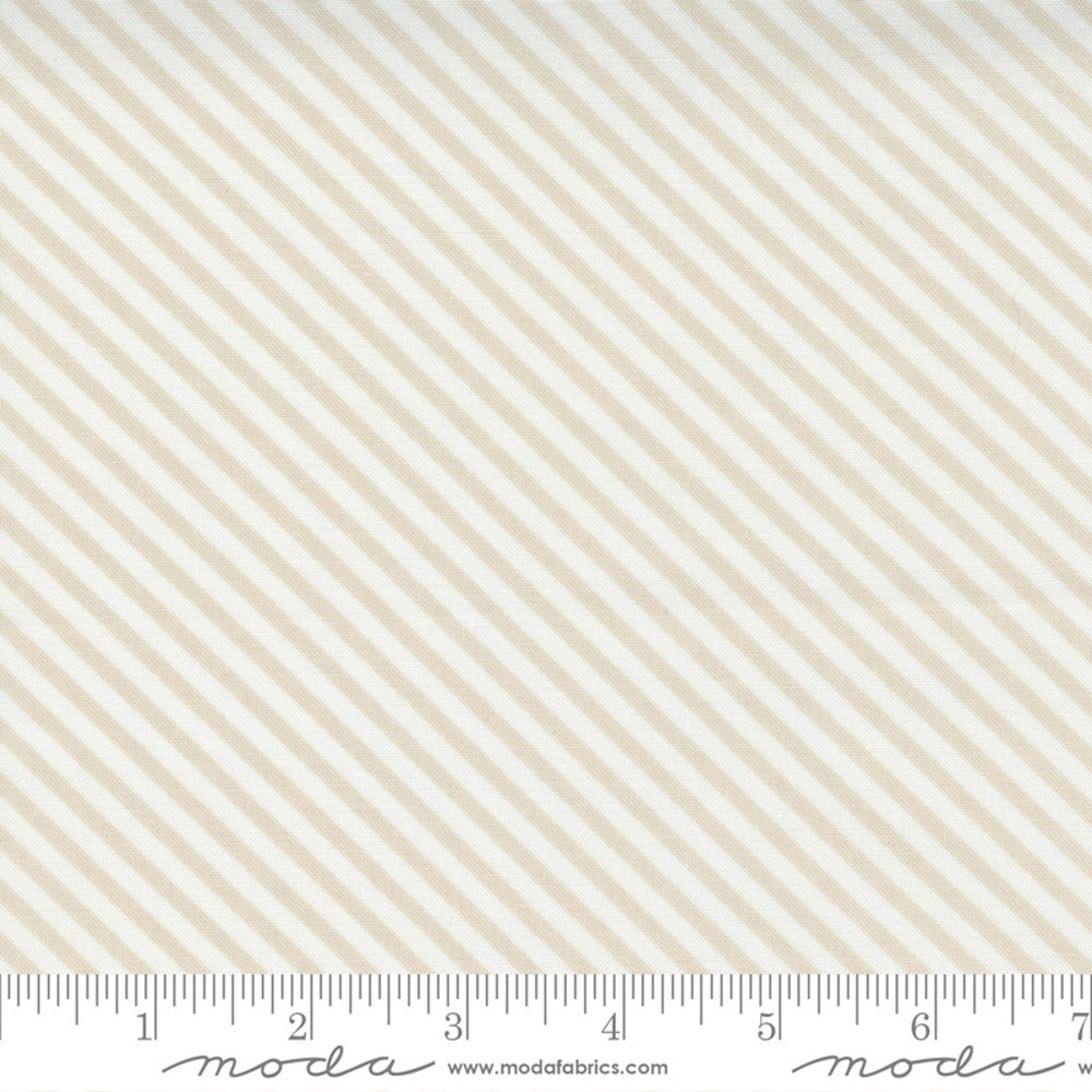MAKE TIME - Stripes Diagonal - Cloud - by Aneela Hoey - Moda - Quilting Cotton Fabric - ( 24575 16 )