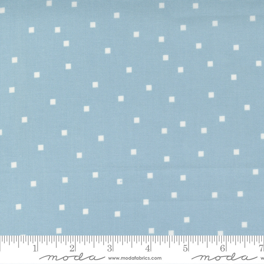 MAKE TIME - Tiny Squares - Bluebell - by Aneela Hoey - Moda - Quilting Cotton Fabric - ( 24576 14 )