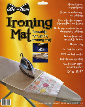 
                  
                    IRONING MAT - Non Stick - Reusable - 10in x 13-5/8in - by Bo Nash - ( BO1005 )
                  
                