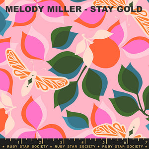 
                  
                    STAY GOLD - Floral - Merry - by Melody Miller of Ruby Star Society - Moda - Quilting Cotton Fabric - ( RS0019 12 )
                  
                