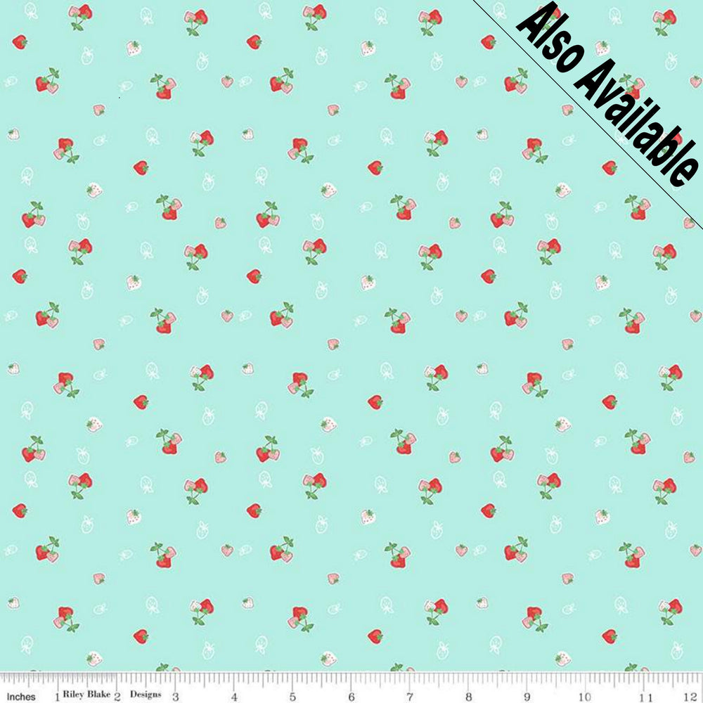 
                  
                    QUILT FAIR - Strawberries on Yellow color Quilting Cotton Fabric - Tasha Noel - Riley Blake Designs - C11352-Yellow
                  
                