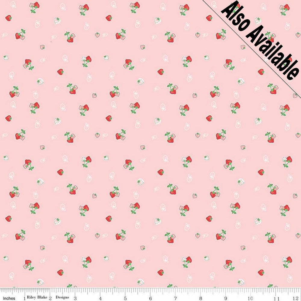 
                  
                    QUILT FAIR - Strawberries on Yellow color Quilting Cotton Fabric - Tasha Noel - Riley Blake Designs - C11352-Yellow
                  
                