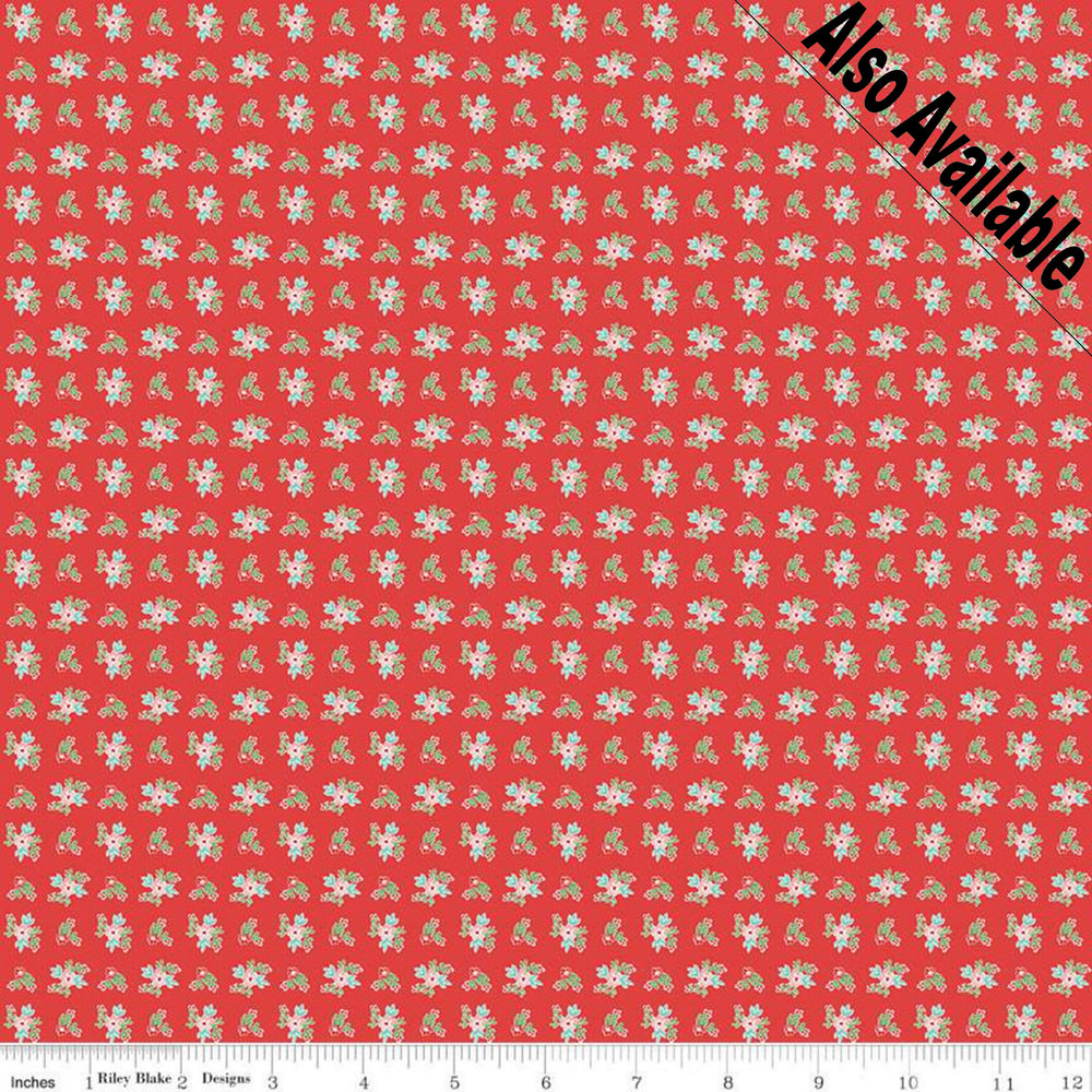 
                  
                    QUILT FAIR - Ditzy on Aqua color Quilting Cotton Fabric - Tasha Noel - Riley Blake Designs - C11353-Aqua
                  
                