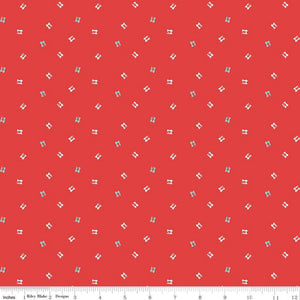 
                  
                    QUILT FAIR - Tiny Vintage Sewing Machine on Red Fabric - Tasha Noel - Riley Blake Designs - Quilting Cotton Fabric - C11354-Red
                  
                